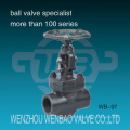 Vanne à gaz en acier au carbone forgé ANSI Socket Weld 800lb